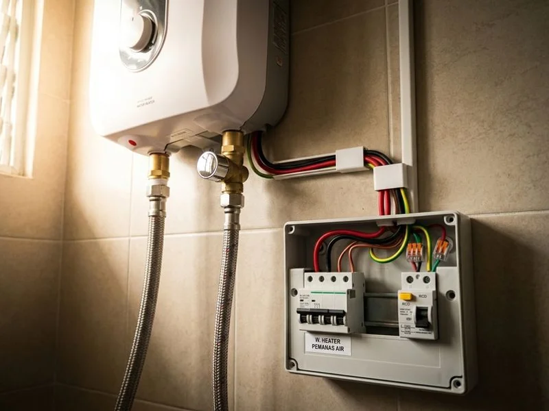 Water Heater Installation Petaling Jaya project 2